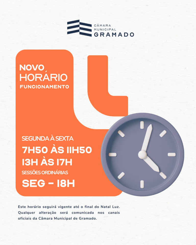 Câmara de Gramado altera horário de funcionamento durante o Natal Luz